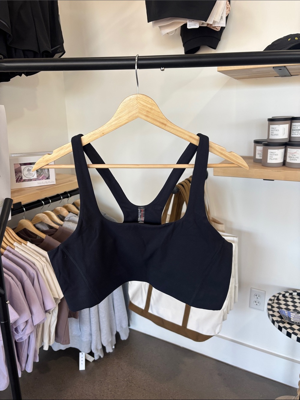 FP Movement by Free People Black Racerback Sports Bralette